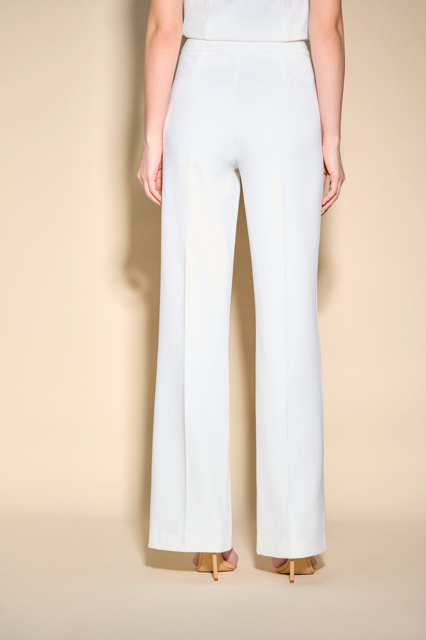 233787 - Pantalon à enfiler à jambe large en scuba crêpe