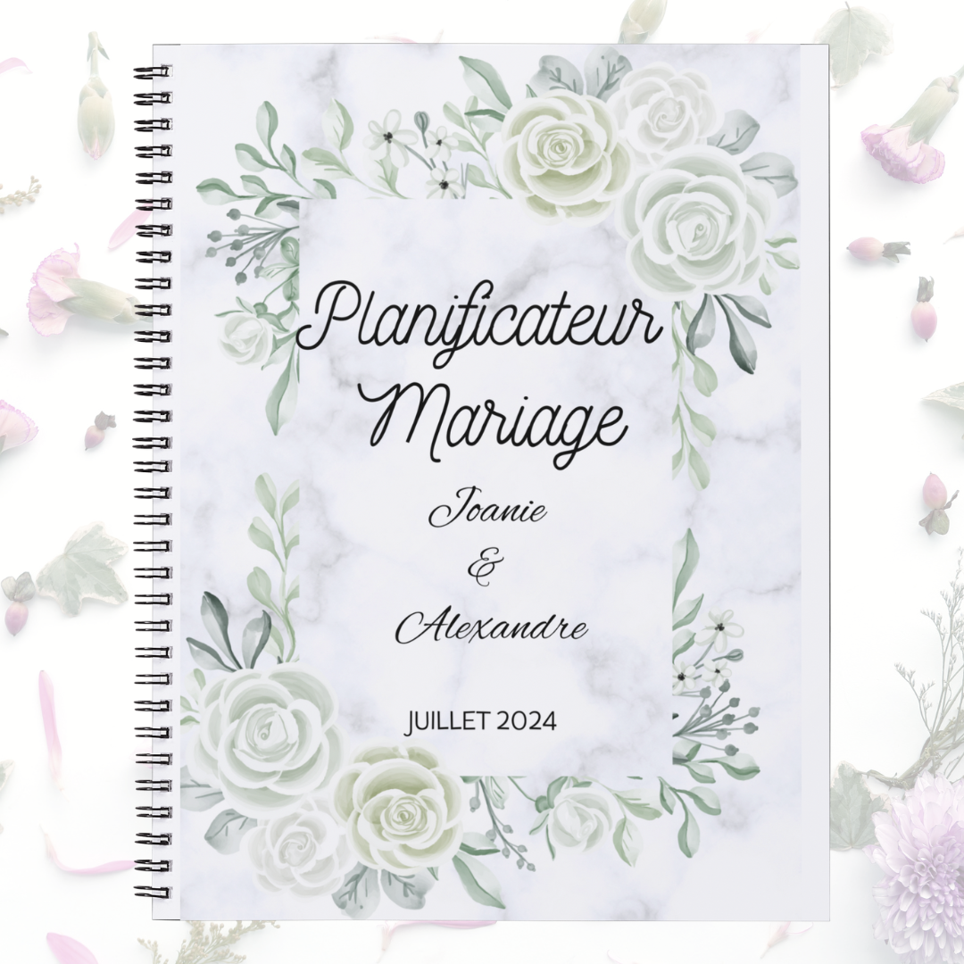 Planificateur de mariage Floral Sauge