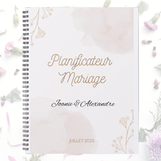 Planificateur de mariage Simplicité Beige
