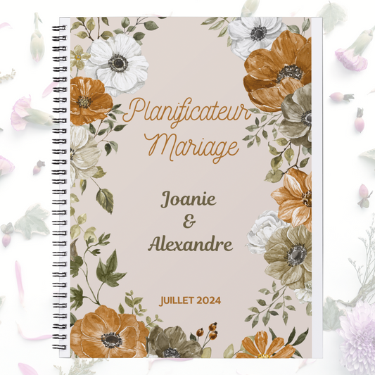 Planificateur de mariage Fleurs Automne